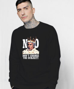 Hamilton The Musical King George Sweatshirt