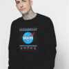 Happy Merry Christmas Santa Nasa Logo Parody Sweatshirt