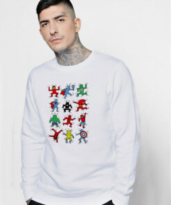 Haring Heroes Cartoon Sweatshirt