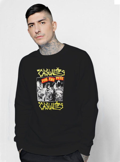 Honger The Casualties Punk Band Graphic Sweatshirt