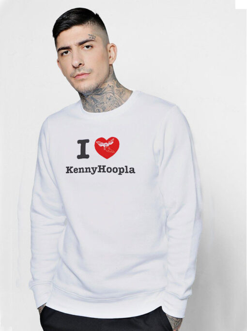 I Heart Kennyhoopla Merch Sweatshirt