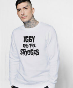 Iggy Pop Iggy And The Stooges Logo Sweatshirt