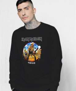 Iron Maiden 2017 Book Of Souls Texas Dates Tour Sweatshirt