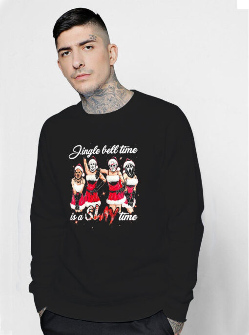 Jingle Bell Time Is A Slay Time Christmas Sweatshirt