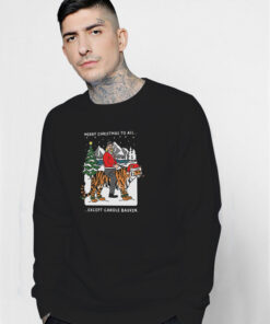 Joe Exotic Merry Christmas To All Except Carole Baskin Sweatshirt