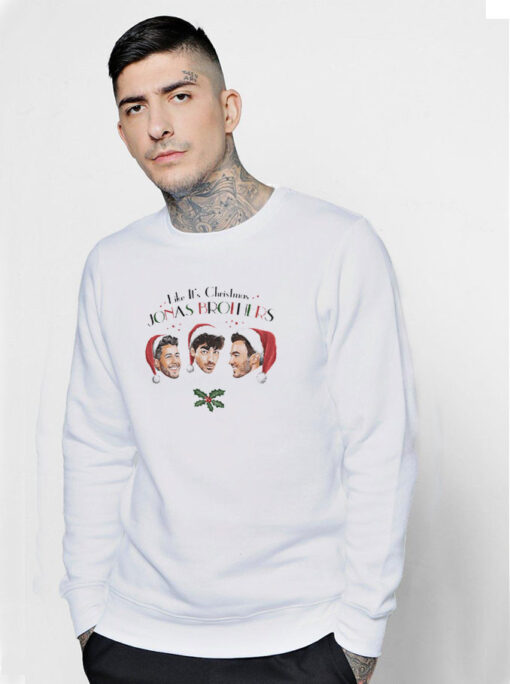 Jonas Brothers Like Its Christmas Album Sweatshirt