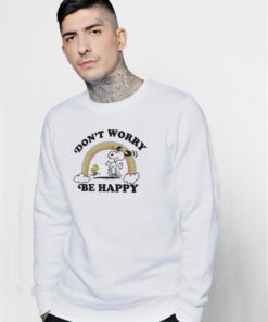 Junk Food Snoopy Don't Worry Be Happy Sweatshirt