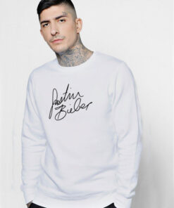 Justin Bieber Signature Sweatshirt