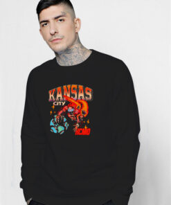 Kansas City Football Player Retro Sweatshirt