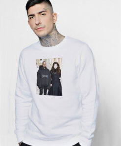 Kanye West And Lorde Photo Sweatshirt