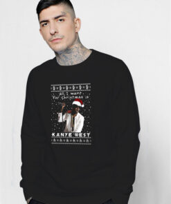 Kanye West Rapper Ugly Christmas Sweatshirt