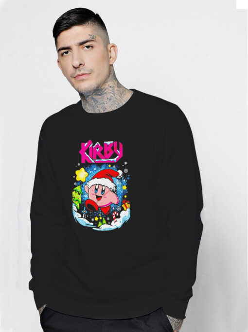 Kirby Christmas Hail To Te Snow Sweatshirt