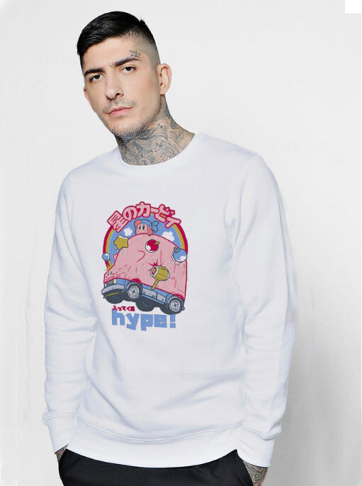 Kirby Pink Hype Game Sweatshirt