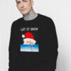 Let It Snow Cocaine Santa Christmas Sweatshirt