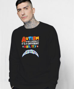 Los Angeles Chargers Autism Is Not A Disability It’s A Different Ability Sweatshirt