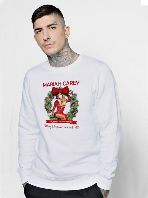 Mariah Carey The Holiday Tradition Returns Merry Christmas Sweatshirt