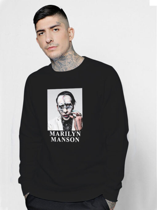 Marilyn Manson Heaven Upside Down Era Sweatshirt