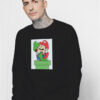 Mario And Luigi Kissing Funny Sweatshirt