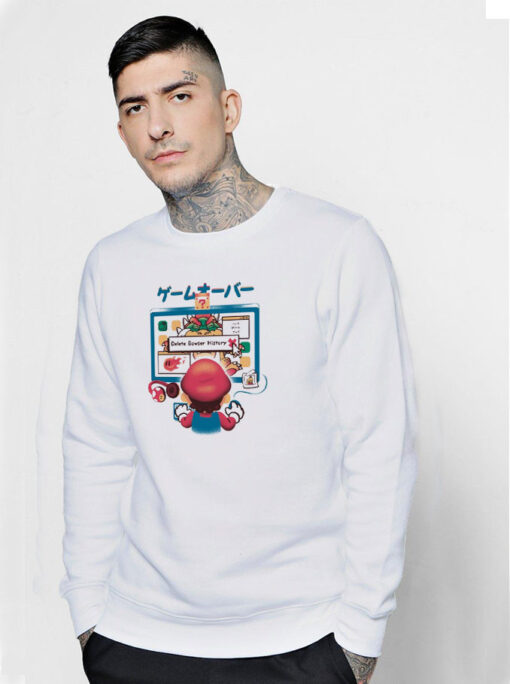 Mario Delete History Sweatshirt