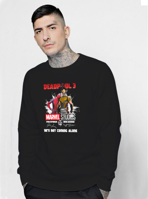 Marvel Studios Deadpool 3 Ryan Reynolds And Wolverines Sweatshirt