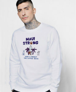 Maui Strong Dont Forget The Little Guys Cat And Dog Sweatshirt