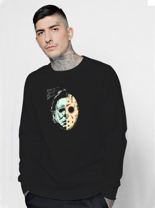 Michael Myers Jason Voorhees Ruthless Acts Of Murder Sweatshirt