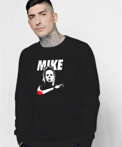 Michael Myers Mike Nike Halloween Parody Sweatshirt