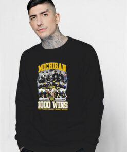 Michigan Wolverines Football 1000 Wins First Team Sweatshirt