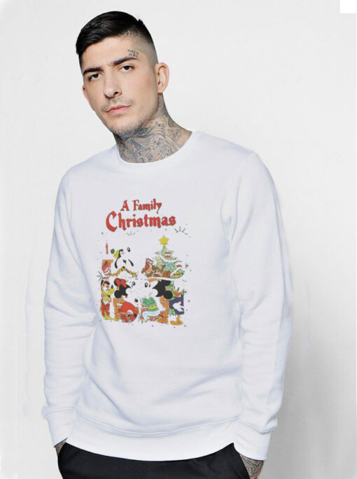 Mickey And Friends Family Christmas Sweatshirt