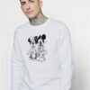 Minnie And Mickey Mouse Punk Sweatshirt