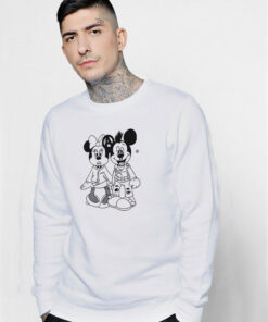 Minnie And Mickey Mouse Punk Sweatshirt