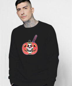 Misfits Halloween Jack o Lantern With Knife Sweatshirt