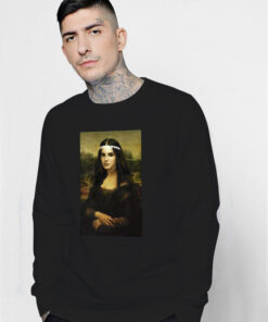 Mona Lisa Da Vinci Parody Lana Del Rey Sweatshirt