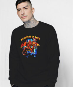 Monsters Of Rock 1991 Donington Park Event Sweatshirt