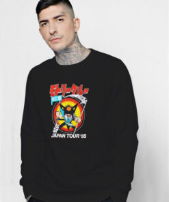 Motley Crue 1985 Theatre Of Pain Japan Tour Sweatshirt