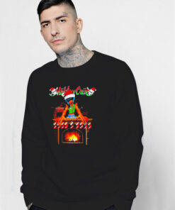 Motley Crue Custom Allister Fiend Christmas Sweatshirt