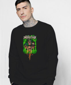 Motley Crue Dr Feelgood Skulls Vintage Sweatshirt