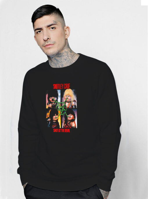 Motley Crue Garbage Pail Kids Parody Sweatshirt