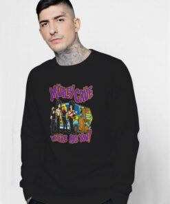 Motley Crue Shout At The Devil Scooby Doo Sweatshirt