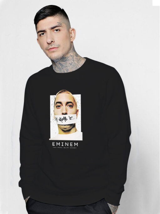 Mugshot My Name Is Eminem Sweatshirt