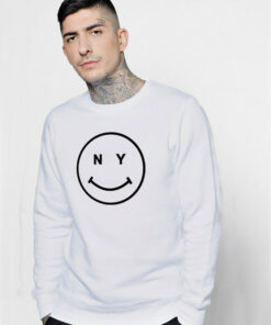 New York Smiley Graphic Sweatshirt