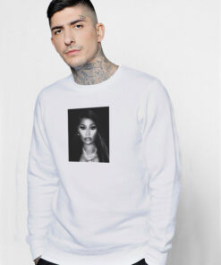 Nicki Minaj Black And White Photo Sweatshirt