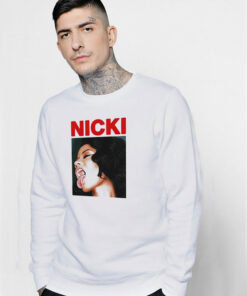 Nicki Minaj Sticking Out Tongue Sweatshirt