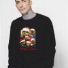 Notorious Big Snoop Dogg Ice Cube Eminem Tupac Santa Merry Christmas Sweatshirt