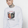 Parody Jason Voorhees Cat Meow Sweatshirt