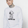 Peanuts Snoopy Bob Dylan Sweatshirt