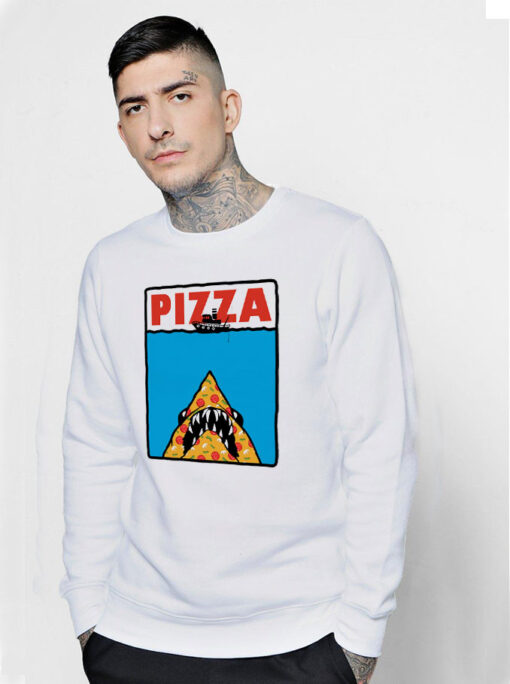 Pizza Jaws Parody Sweatshirt