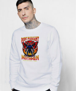 Point Pleasant Mothman The Mothman Cometh To Ball Sweatshirt