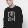 Post Malone Post Malone Tattoos Smoking Signature 2024 Sweatshirt