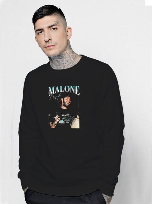 Post Malone Post Smoking Signature 2024 Sweatshirt